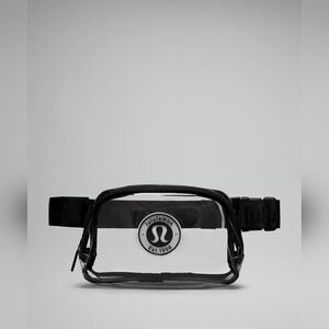 Everywhere Belt Bag 1L Clear Black NWT